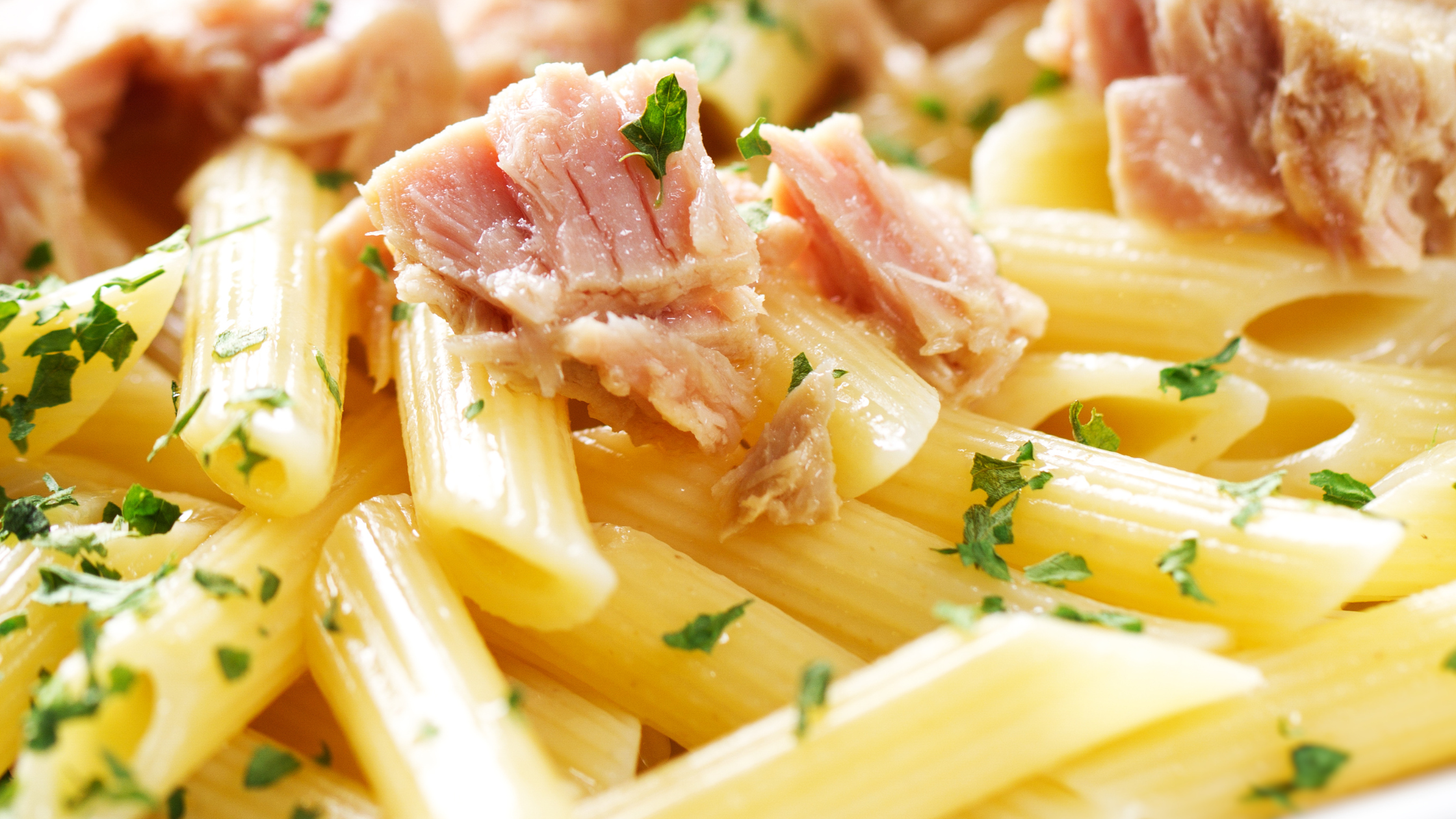 penne tonno e piselli