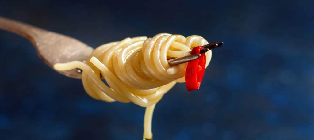spaghetti aglio olio e peperoncino