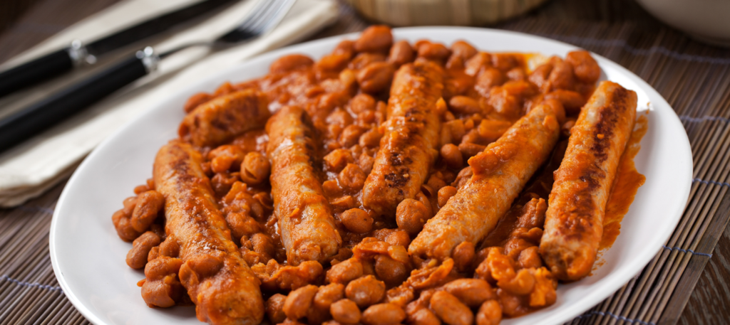 salsiccia con i fagioli