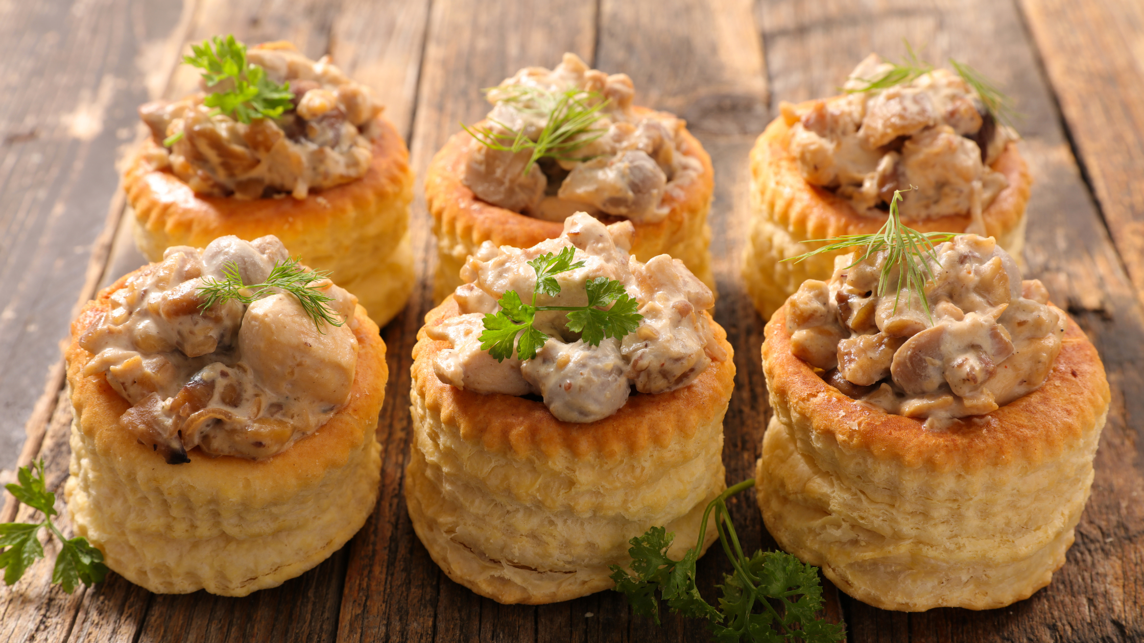 vol au vent ripieni