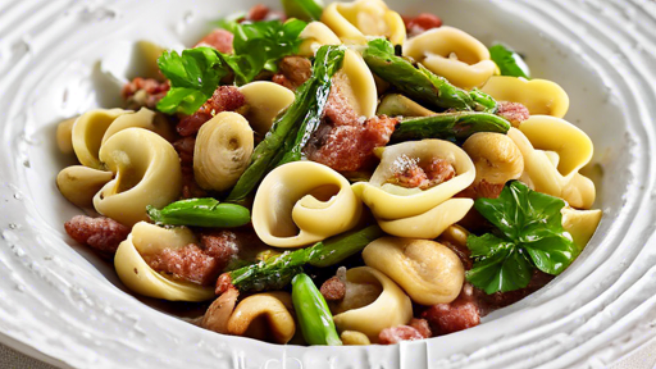 pasta con salsiccia e asparagi