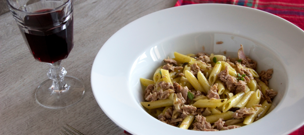 pasta fredda con tonno