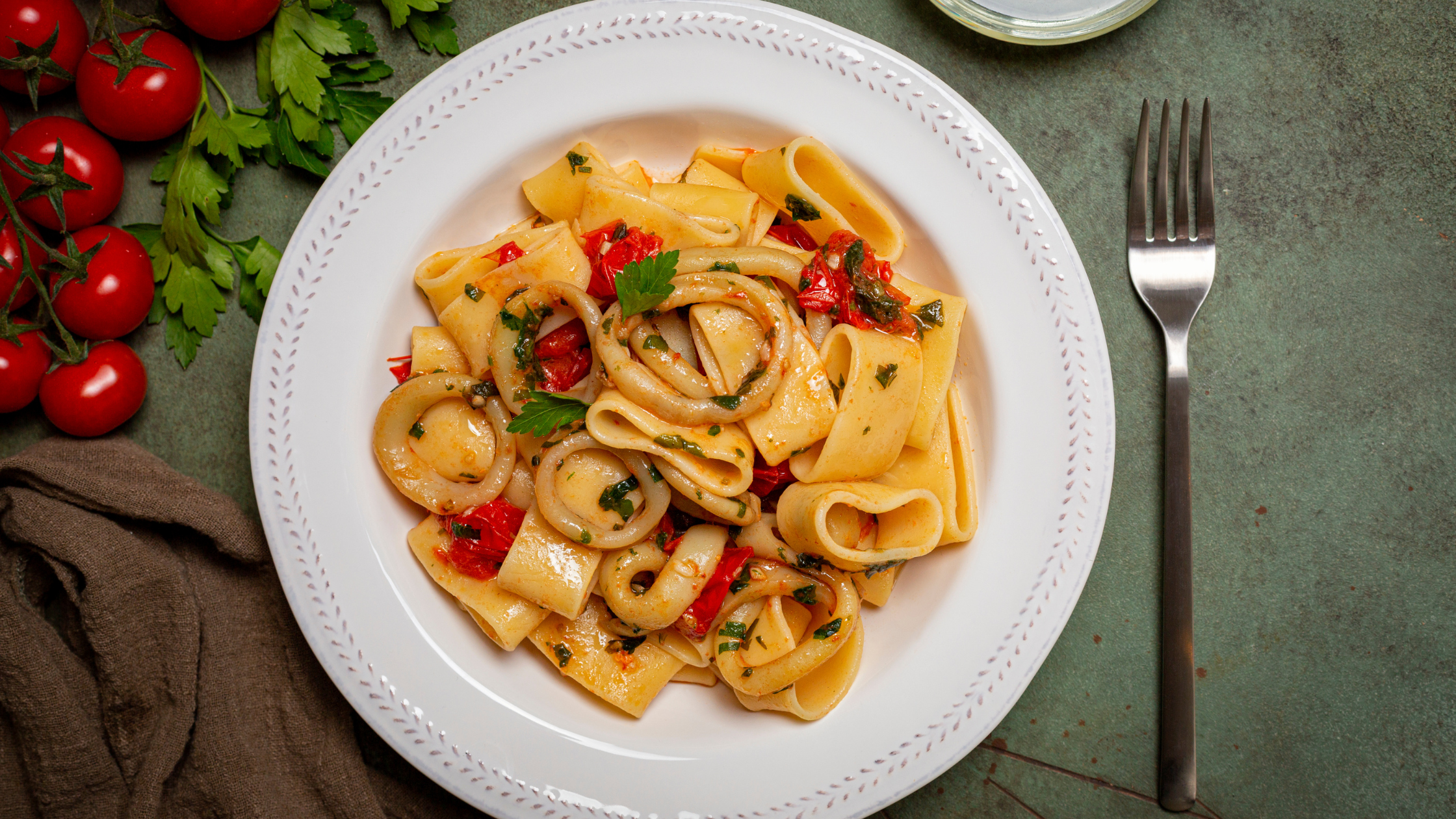 calamarata ai frutti di mare ricette primi primaverili