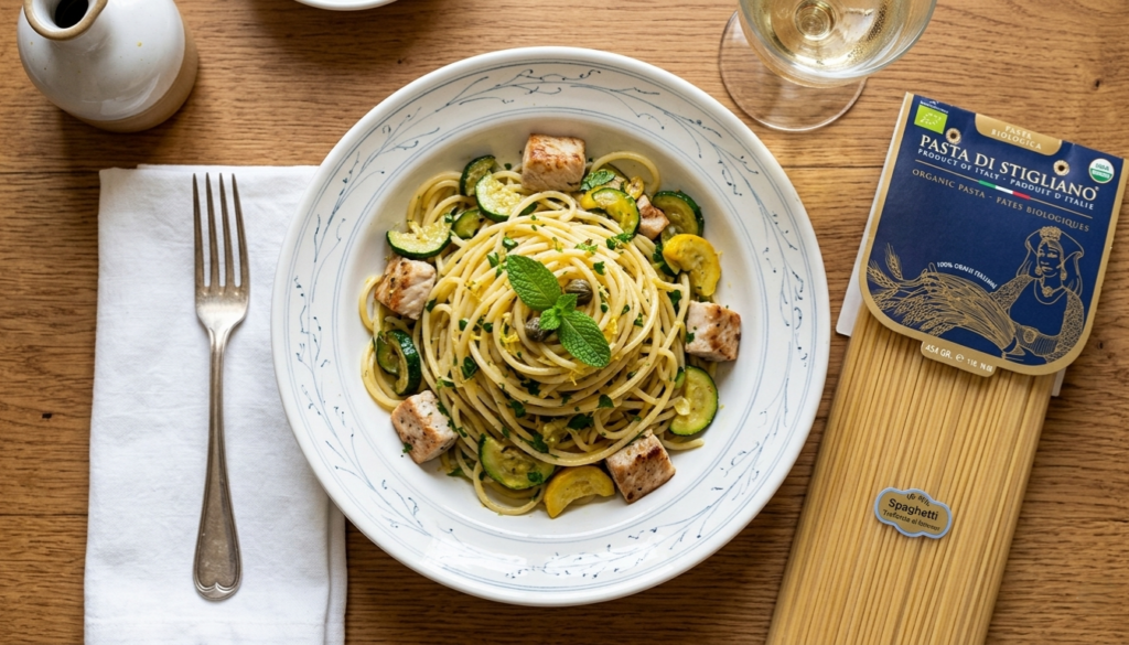 spaghetti di pasta di stigliano antica salumeria del corso