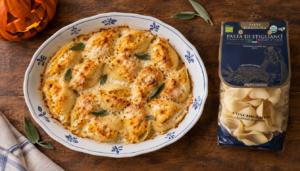 conchiglioni di pasta di stigliano con la zucca